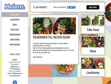 Tablet Screenshot of helenssushi.se